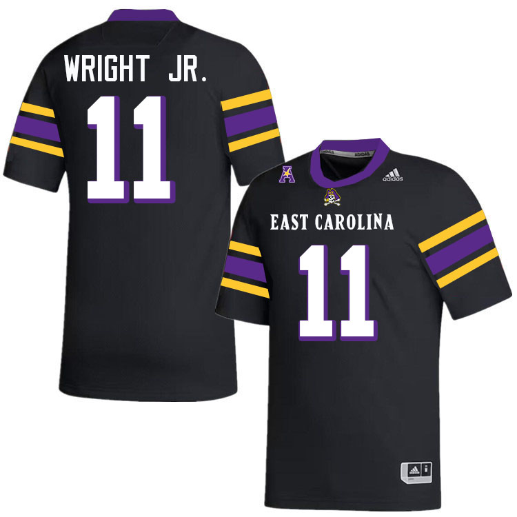 East Carolina Pirates #11 Mike Wright Jr. College Football Jerseys,Uniforms-Alternate Black